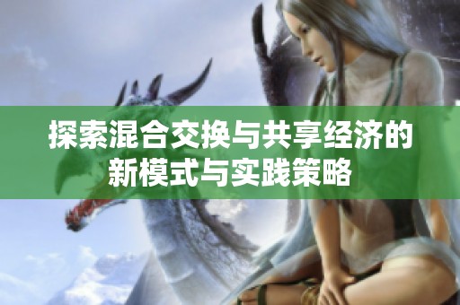 探索混合交换与共享经济的新模式与实践策略
