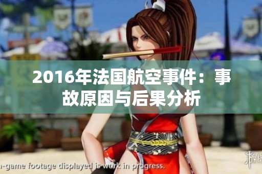 2016年法国航空事件：事故原因与后果分析