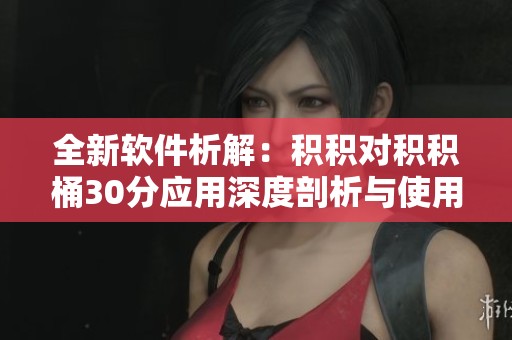 全新软件析解：积积对积积桶30分应用深度剖析与使用技巧
