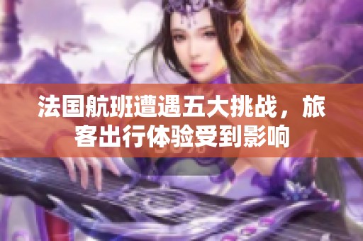 法国航班遭遇五大挑战，旅客出行体验受到影响