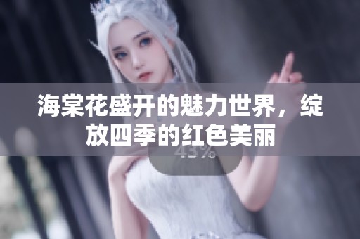 海棠花盛开的魅力世界，绽放四季的红色美丽