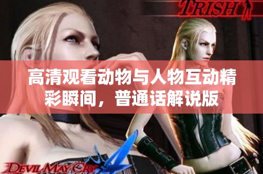 高清观看动物与人物互动精彩瞬间，普通话解说版