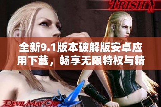 全新9.1版本破解版安卓应用下载，畅享无限特权与精彩体验