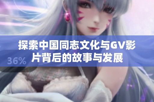 探索中国同志文化与GV影片背后的故事与发展