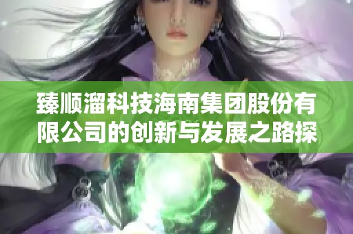 臻顺溜科技海南集团股份有限公司的创新与发展之路探析