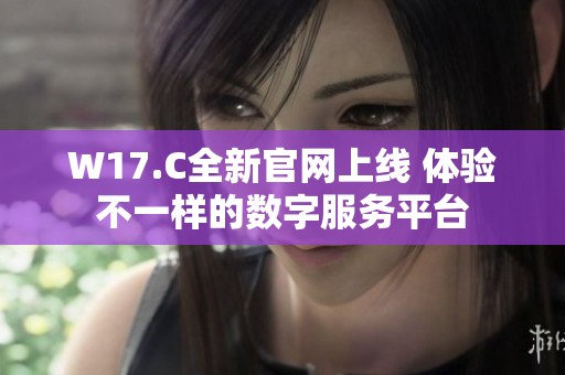 W17.C全新官网上线 体验不一样的数字服务平台