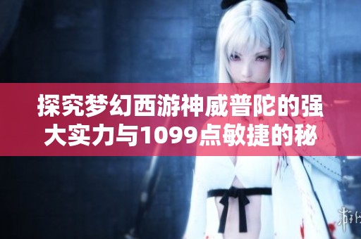 探究梦幻西游神威普陀的强大实力与1099点敏捷的秘密