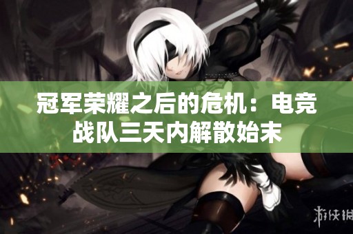 冠军荣耀之后的危机：电竞战队三天内解散始末