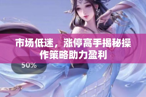市场低迷，涨停高手揭秘操作策略助力盈利