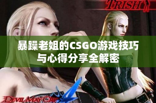 暴躁老姐的CSGO游戏技巧与心得分享全解密