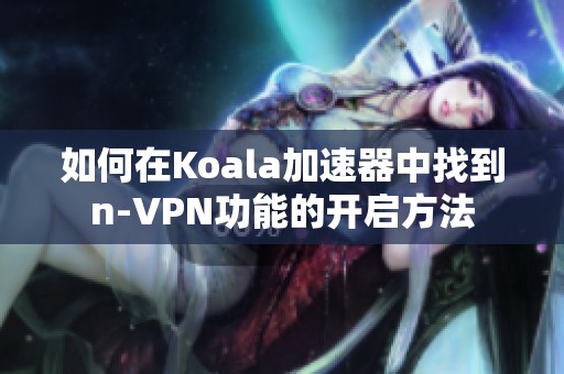 如何在Koala加速器中找到n-VPN功能的开启方法