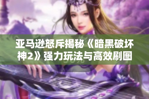 亚马逊怒斥揭秘《暗黑破坏神2》强力玩法与高效刷图技巧