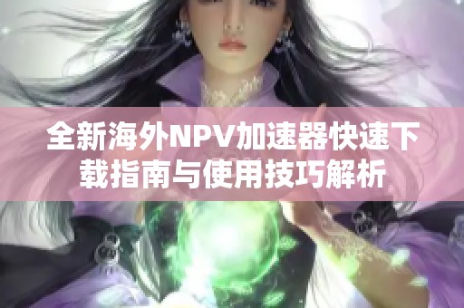 全新海外NPV加速器快速下载指南与使用技巧解析