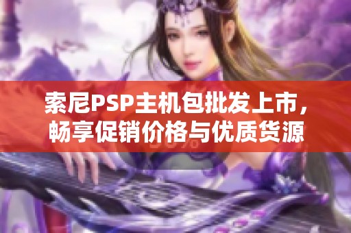 索尼PSP主机包批发上市，畅享促销价格与优质货源