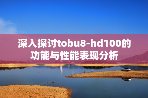 深入探讨tobu8-hd100的功能与性能表现分析